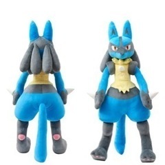 等身大ルカリオ ポケモン】等身大ルカリオぬいぐるみが本日（11/19）より受注
