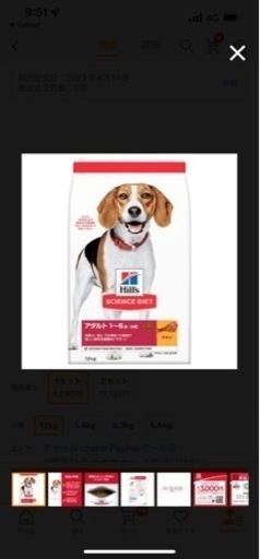 サイエンスヒルズ　アダルト　犬　12キロ