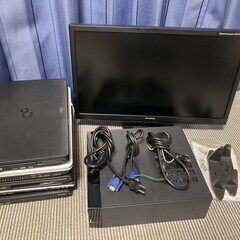 古いPC・液晶モニターまとめて差し上げます(明日12日の日曜日午...