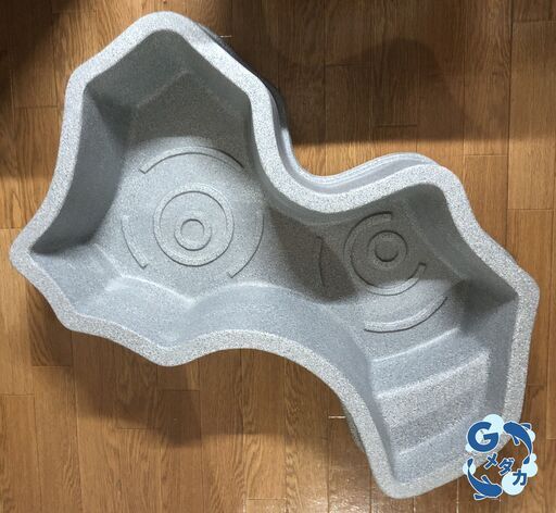 【中古品】タカラ みかげ調プラ池 V35 ベランダ据置型