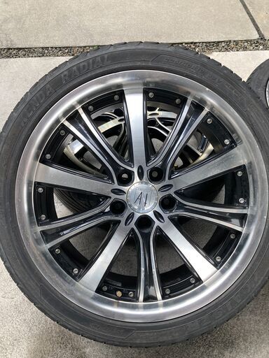 19インチ 8j タイヤ付きホイール 114.3 値下げ （TRD SALE