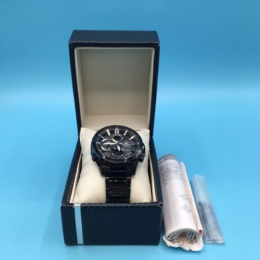 CASIO　カシオ　腕時計　エディフィス　ECB-500　ブラック