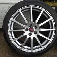 スバルSTI純正18インチホイール＋continental sportscontact5 4本セット