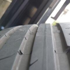 スバルSTI純正18インチホイール＋continental sportscontact5 4本セット