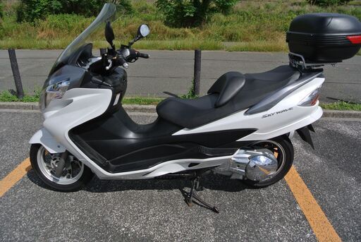 スズキ　スカイウェイブ 250   CJ44   ETC,GIVI BOX 付　駆動部部品交換　専門店での整備済。　動作良好！