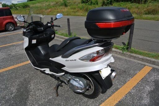 スズキ　スカイウェイブ 250   CJ44   ETC,GIVI BOX 付　駆動部部品交換　専門店での整備済。　動作良好！