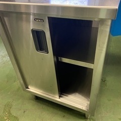 タニコーストッカー付き作業台　650x650x840