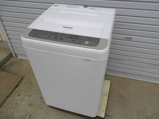 パナソニック全自動電気洗濯機 NA-F60B10 ６㎏ ２０１７年 美品 無料 ...