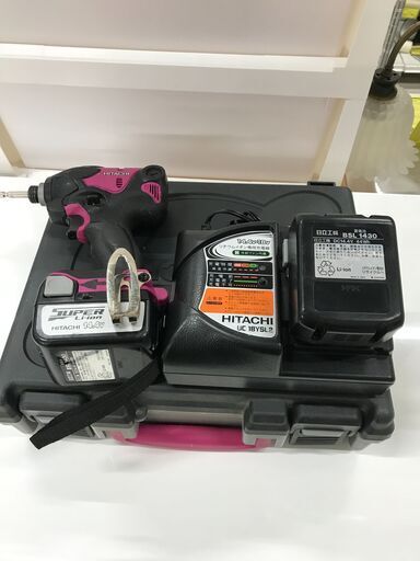 インパクトドライバー ヒタチ WH14DSL2 ※動作チェック済み