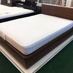 愛品館八千代店】無印良品 収納付 ダブルベッド