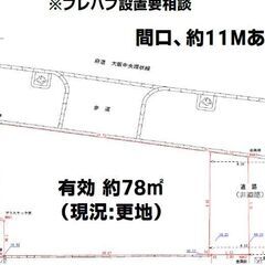 ★貸土地★    池田市石橋　27.3坪　#資材置き場　＃トラッ...