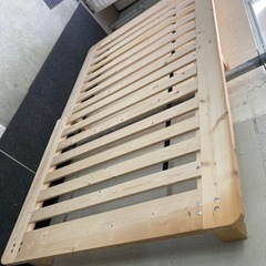 セミダブルベッド、マットレス・フレーム】すのこタイプ クリーニング