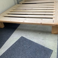 セミダブルベッド、マットレス・フレーム】すのこタイプ クリーニング