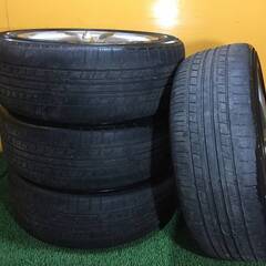 No.878 ヨコハマ エコス ES31 215/55R17 2017年製 ホンダ 純正アルミ 