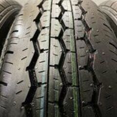 新車外し2022年製 BS ECOPIA RD613 195/80R15 107/105N LT 15インチ 夏タイヤ 4本 キャラバン ハイエース等　(JR153)クレジットカード QRコード決済可能