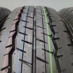 新車外し 2022年製 DUNLOP SP175N 195/80R15 107/105N LT 15インチ 夏タイヤ 4本 ハイエース キャラバン等　(JR169)クレジットカード QRコード決済可能