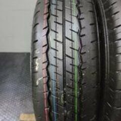 新車外し 2022年製 DUNLOP SP175N 195/80R15 107/105N LT 15インチ 夏タイヤ 4本 ハイエース キャラバン等　(JR169)クレジットカード QRコード決済可能