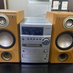 aiwa CDコンポ　MD AUX外部入力　中古