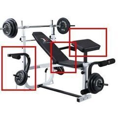 ベンチプレス 60kg マルチプレスベンチセット 筋トレ🚚自社配送  