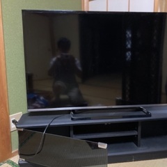 Panasonic50V型2014年製、テレビ台付き