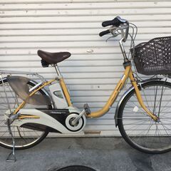 地域限定送料無料 パナソニック ビビDX 8,9AH 子供乗せ 24インチ 新