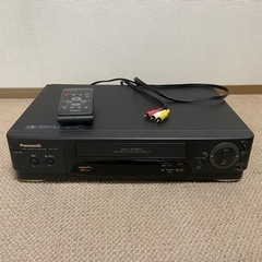 Panasonic VHS ビデオデッキ NV-H7G【リモコンあり】