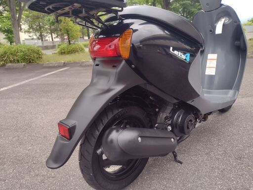 【引取先が決まりました】レッツ４FI　バッテリー新品　リアボックス付！　すぐ乗れます。 引取先が決まりました】レッツ4FI バッテリー新品 リアボックス付