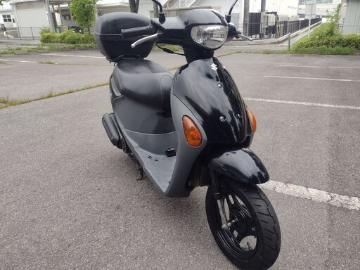 【引取先が決まりました】レッツ４FI　バッテリー新品　リアボックス付！　すぐ乗れます。