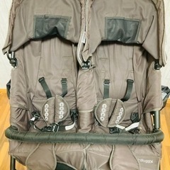 エアバギー ココダブル エスプレッソ 双子用ベビーカー