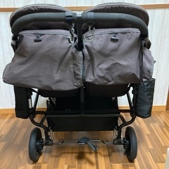 エアバギー ココダブル エスプレッソ 双子用ベビーカー
