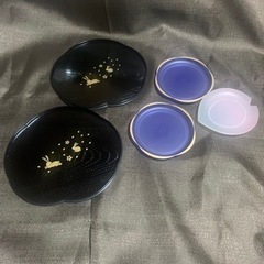 昭和レトロ◆プラスチック製お皿セットDC