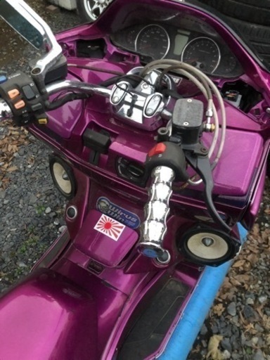 中古 現状渡し アドレス V125 黒 イロイロカスタム ボディ傷割れ有り