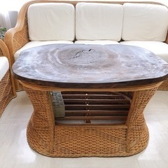 「取引中」籐のソファーセット