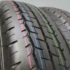 新車外し 2022年製 DUNLOP SP175N 195/80R15 107/105N LT 15インチ 夏タイヤ 4本 キャラバン ハイエース等　(JR170)クレジットカード QRコード決済可能
