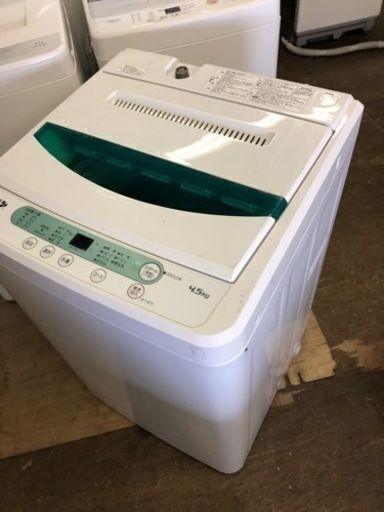 配送可能　2017 ヤマダ電機オリジナル　全自動電気洗濯機　(4.5kg) HerbRelax YWM-T45A1(W)