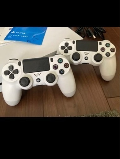 お話中）PlayStation®4 グレイシャー・ホワイト 500GB CUH-120  