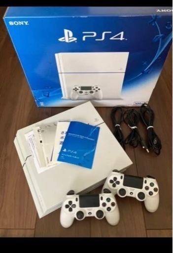 お話中）PlayStation®4 グレイシャー・ホワイト 500GB CUH-120