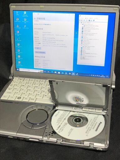 Panasonic Let’s note CF-S9(CF-S9JYEADR) Core i5-520M vProプロセッサー搭載－2.4GHz(TB時最大2.93GHz－2コア/4スレッド) / メモリー8GB / SSD-240GB /リカバリDVD付属　小型軽量でDVDマルチドライブ搭載のオールインワンモバイルモデル　Windows10 Pro・Office2010インストール済 中古品