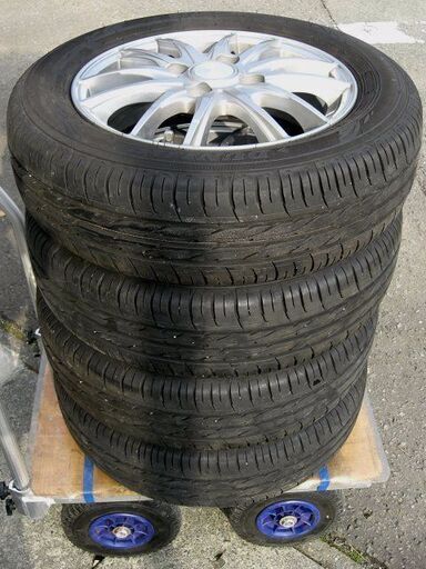 ●残溝多 155/65R13(LEBENアルミ付)4本セット●