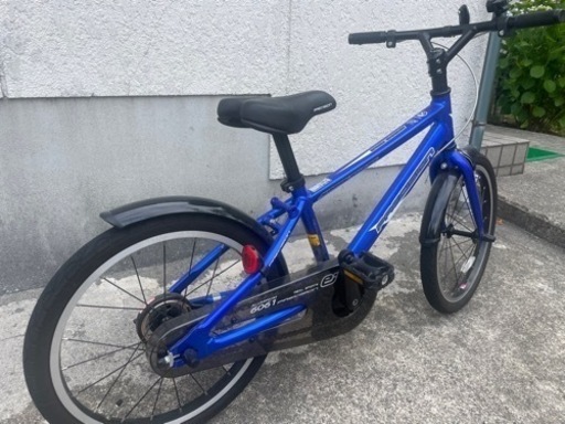 子供自転車 あさひ プレシジョン 超軽量アルミフレーム18インチ/ブルー