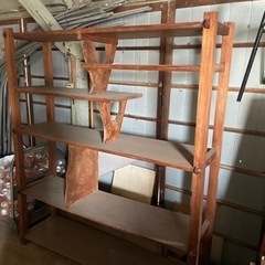 無垢　棚　昭和　レトロ　古民家　アンティーク　古道具