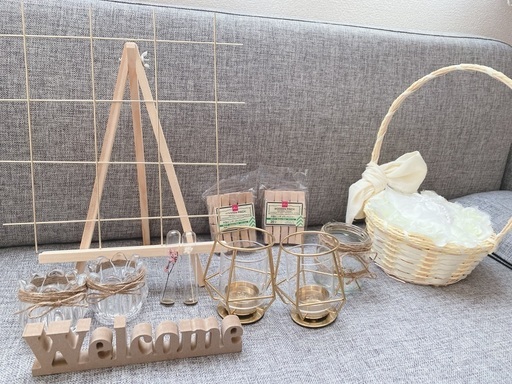 【値下げしました】結婚式ウエルカムグッズ、リングピロー