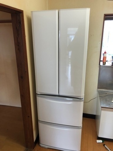 三菱4ドア冷蔵庫 400L MR-F40S-W 観音開き 11年製 美品 配送無料