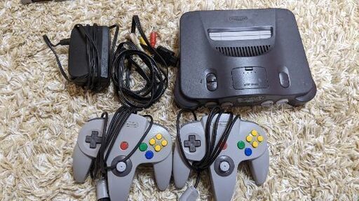 任天堂64テレビゲーム機［本体一式］