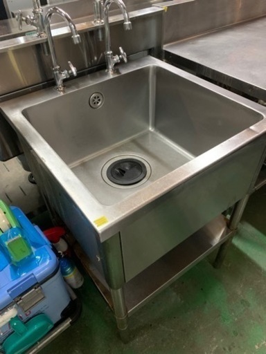 ステンレス　1槽シンク　横幅60センチ