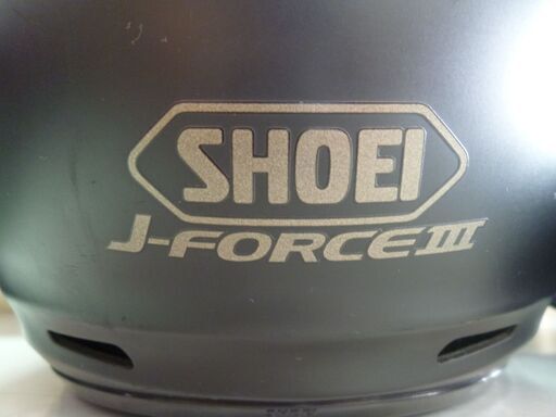 SHOEI J-FORCEⅢ/ヘルメット・艶消しブラック・MSIZE・中古品・本体・保存袋のみ※説明文お読みください