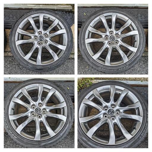 マツダ アテンザ GJ 純正ホイール 前期ハイグロス仕様 19インチ 7.5J+