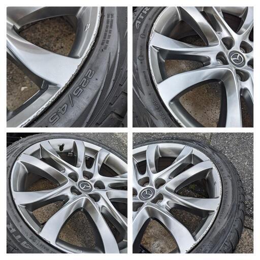 マツダ アテンザ GJ 純正ホイール 前期ハイグロス仕様 19インチ 7.5J+45 PCD114.3 5穴