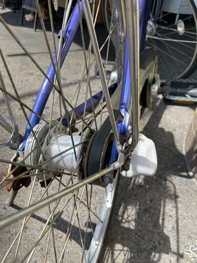 自転車 No.178 ブリヂストン アルベルト ブルー 鍵付き シティサイクル