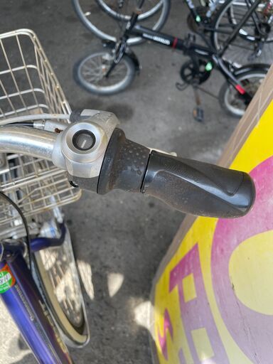 自転車 No.178 ブリヂストン アルベルト ブルー 鍵付き シティサイクル 